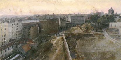 Madrid hacia el observatorio, de Antonio López, se podrá ver en la muestra Realistas de Madrid, en el Museo Thyssen-Bornemisza, a partir del 9 de febrero.