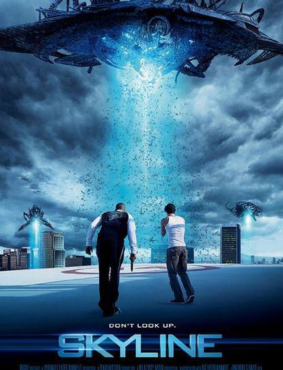 Cartel de <i>Skyline</i>, filme de los hermanos Colin y Greg Strause.