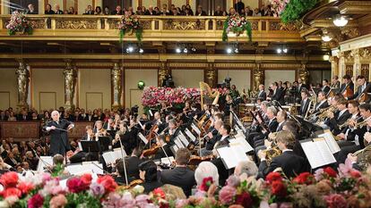 La Sala Dorada del Musikverein, durante el último ensayo.