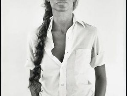 El célebre fotógrafo Richard Avedon retrató a su amiga Renata Adler en San Martín, en las Indias Occidentales francesas, el 8 de marzo de 1978.