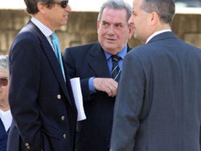 José Ignacio Rodrigo (izquierda) fue absuelto al prescribir el delito de tráfico de influencia.