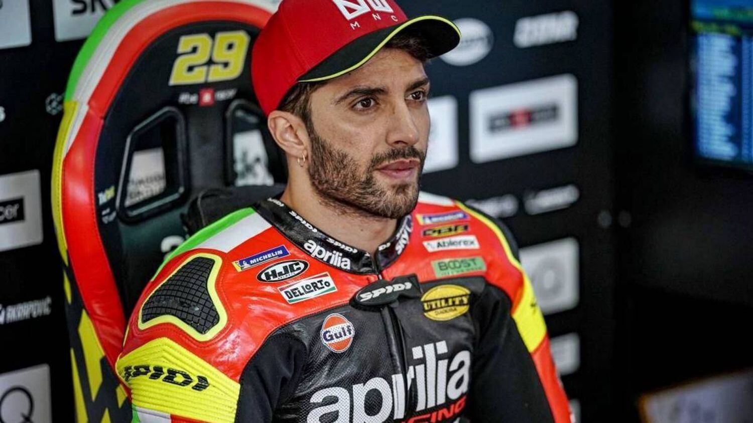 Andrea Iannone, piloto de Aprilia en MotoGP.