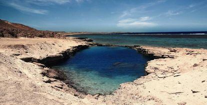 La laguna Al Nayzak, en Egipto.
