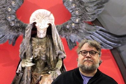 El director Guillermo del Toro, en la apertura de su exhibición de monstruos en Guadalajara.