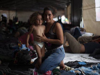 La caravana migrante llega a Ciudad de México