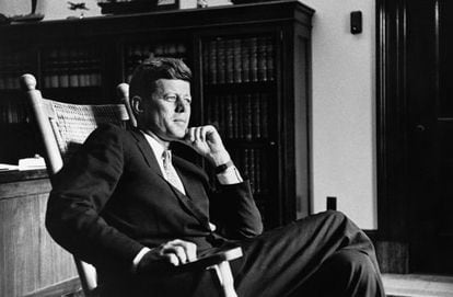 El expresidente de los EUA John F. Kennedy.