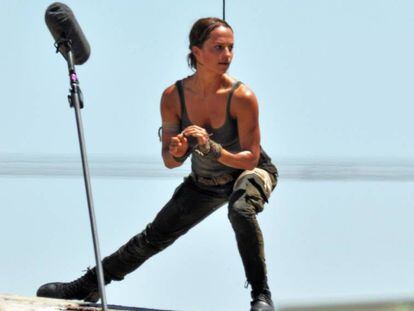 Alicia Vikander, como Lara Croft.