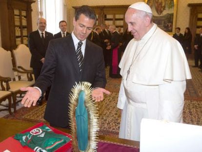 Enrique Pe&ntilde;a Nieto visit&oacute; al papa Francisco el 7 de junio 