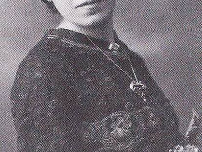 Retrato de María Lejárraga en su juventud en una imagen del archivo familiar.