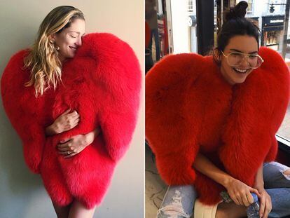 El ‘abrigo-corazón’ de Saint Laurent que llevan todas las celebrities