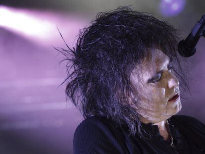 Robert Smith, de &#039;The Cure&#039;, en el concierto de este viernes.