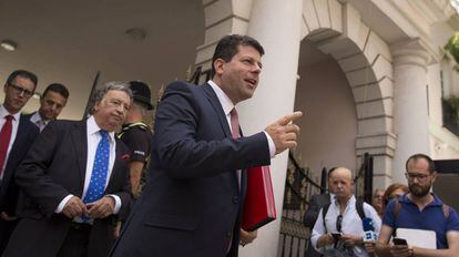Picardo, el pasado día 24 en Gibraltar.
