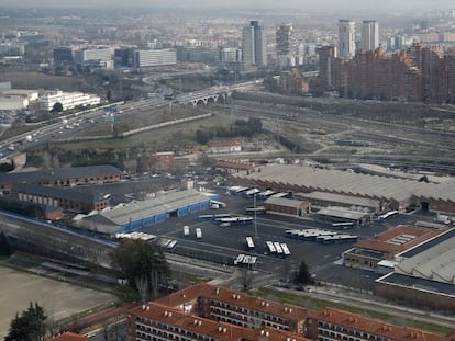 Entorno de la estaci&oacute;n de Chamart&iacute;n, al norte de Madrid.