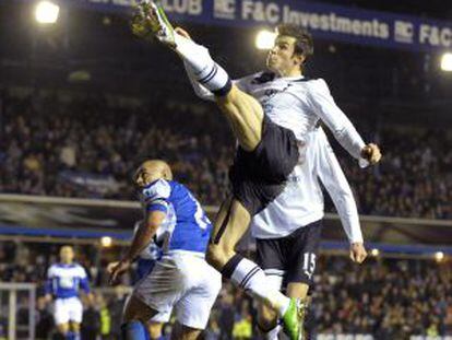 Gareth Bale, durante el partido ante el Birmingham.