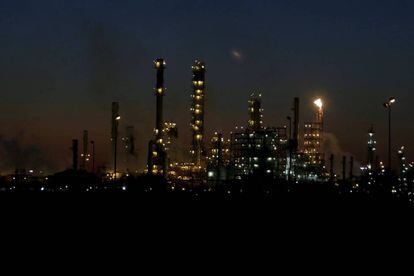 Una refinería de Pemex, en el Estado de Nuevo León.