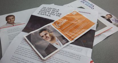 Contenido de las cartas electorales enviadas a los votantes.