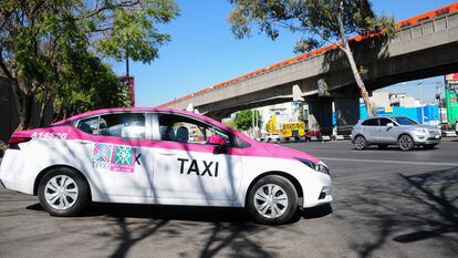 Un taxi de Ciudad de México en una fotografía de archivo.