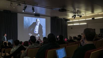 Homenaje a Carlos Pérez de Rozas el pasado 22 de enero en la UPF.