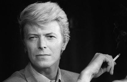 Retrato del cantante David Bowie en 1983. 