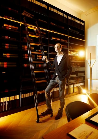 Thibault Billoir, curator of the Chaumet archives.