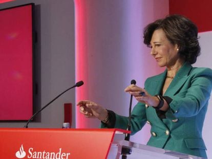 La presidenta del Santander, Ana Botín. EFE/Archivo