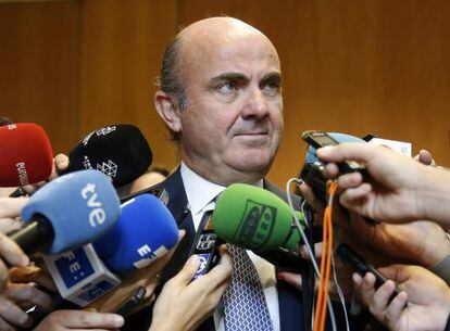 El ministro de Economía, Luis de Guindos.
