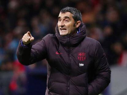 Ernesto Valverde, en su anterior etapa en el Barcelona.