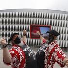 Two Athletic Bilbao fans known as los