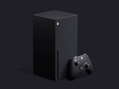 Imagen de la nueva Xbox Series X.