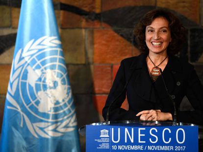 La directora general electa de la Unesco, Audrey Azoulay