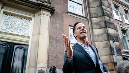 El primer ministro holandés, Mark Rutte, el 13 de octubre en La Haya.