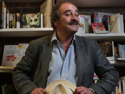 El escritor Rafael Reig, en la librería Alberti, de Madrid, el pasado 9 de mayo.