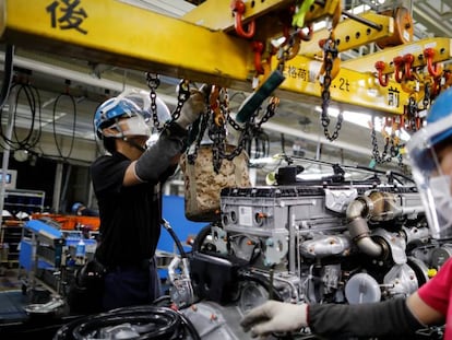 Planta de Mitsubishi Fuso Truck and Bus en Kawasaki, al sur de Tokio.