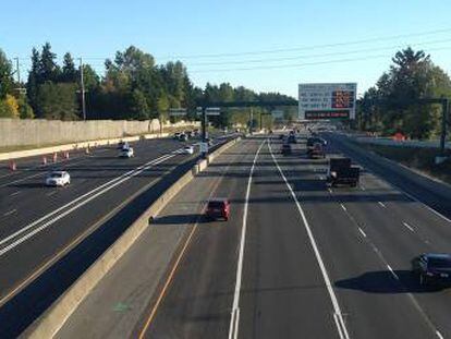 Autopista I-405, en el Estado de Washington, en la que ACS va a comenzar los trabajos para construir nuevos carriles de peaje.
