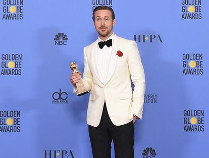 Ryan Gosling Eva mendes golden globes 2017