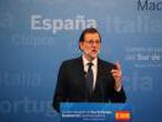FILE PHOTO: Spain's PM Rajoy gestures as he attends a news conference at the end of Southern EU Countries summit in Madrid