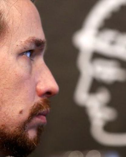 Pablo Iglesias, la semana pasada en el Círculo de Bellas Artes.