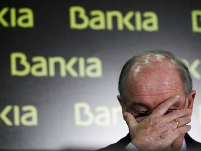 Rodrigo Rato, en una imagen de 2012, cuando era presidente de Bankia.