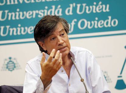 El catedrático de Bioquímica Carlos López Otín, en un acto en Oviedo en 2017.
