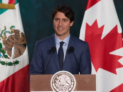 El primer ministro canadiense, Justin Trudeau-