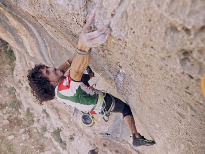 El escalador Palestino Urwah Askar.