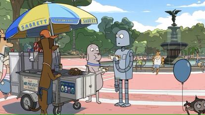 Una imagen de 'Robot Dreams'. 