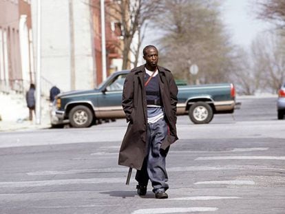 Michael K. Williams como Omar en 'The Wire'.