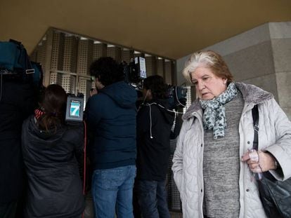 Carmen Avenda&ntilde;o, el martes en los juzgados de Vilagarc&iacute;a.