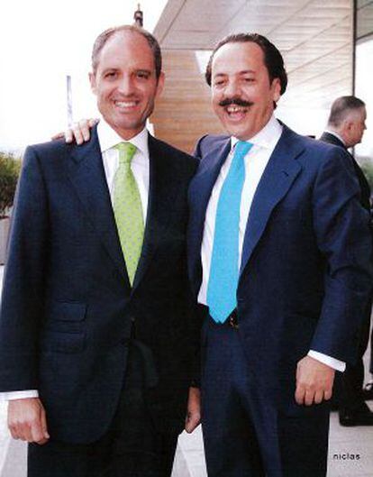 El expresidente valenciano Francisco Camps con &Aacute;lvaro P&eacute;rez, &#039;El Bigotes&#039;.