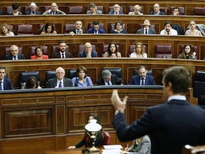 Sesión de control al Gobierno en el Pleno del Congreso de los Diputados.