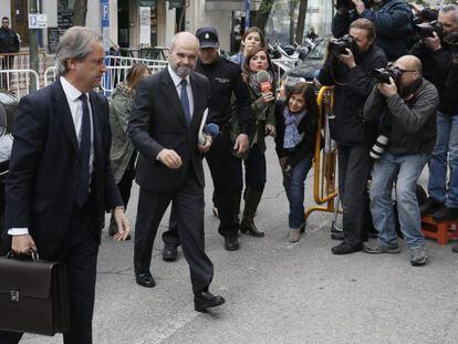 El expresidente andaluz Manuel Chaves, comparece en el Tribunal Supremo por el caso de los Eres. 