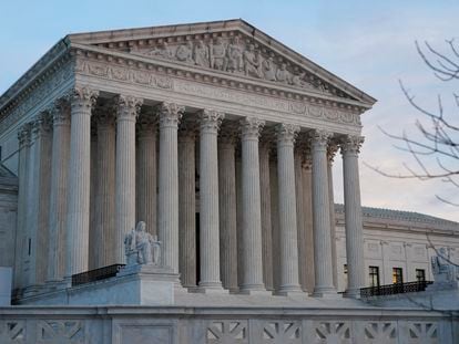 El Tribunal Supremo de Estados Unidos, en Washington, en una imagen de archivo.
