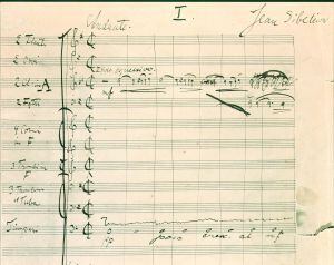 Partitura de Sibelius.