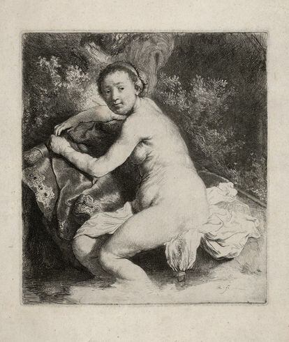 'Diana en el baño' (1631), de Rembrandt (Leiden, Países Bajos 1606 - Ámsterdam 1969).